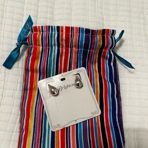 Brighton Silver Heart Kids Earrings